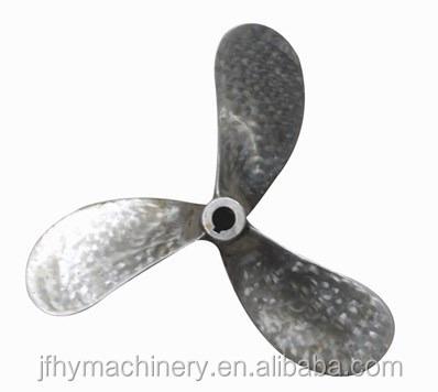 China OEM Aluminum Die Casting 3 Blade Outboard Underwater Marine Propeller for sale