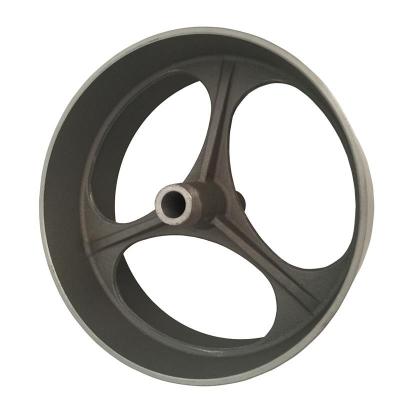 China Heavy Duty Construction Machinery Parts Casting Iron Wheels for sale