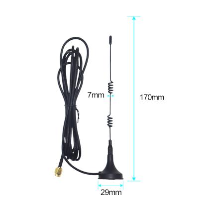 China 2.4g-2.5gz Spring Type GSM TV Broadcast Antenna HD TV Antenna Magnetic Base With 2mrg174 Cable Hlx-xp10-2.4G-2.5G (2m) for sale