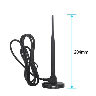 China RG58/RG174/75-3 Indoor Magnetic Base HD TV Antenna IEC/F/SMA Connector with RG58 Cable HLX-DS-1m/2m/3m for sale