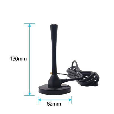 China 30dbi HD TV Antenna RG174/RG58/75-3 Omnidirectional 5g Wire Suction Cup Antenna HLX-DS-2m for sale