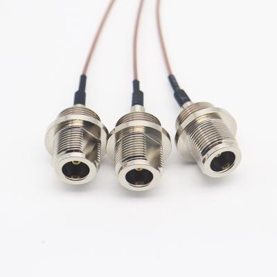 China Silver Copper Wire N to Ipex Head RF Coaxial Cable, Silver Copper Wire, Single Layer Braid for sale