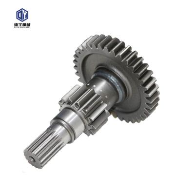 China Industry / Parts Customization Forging M10 M12 M14 M27 Carbon Steel Gear Shaft Gearbox Transmission For Reducer Gearbox for sale