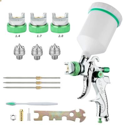 China Professional Industrial Spray Gun, Pneumatic 1.4MM Nozzle Spray Gun Mist Sprayer Paint Airbrush Tool for sale