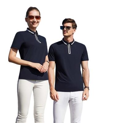 China Custom Made Anti-Wrinkle Men&'s Logo Golf Polo T-shirts Cotton Polo T-shirts Quick Dry T-shirts for sale