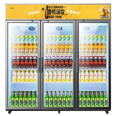 China 2021 custom cold double door display refrigerator cabinet beer cabinet beer cabinet custom cold display refrigerators for sale