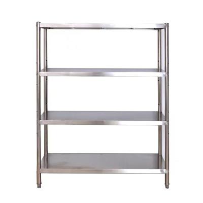 China New Design Four-Layer Corrosion Protection Kitchen Shelves Storage Bathroom Shelf Stainless Steel Shelves for sale