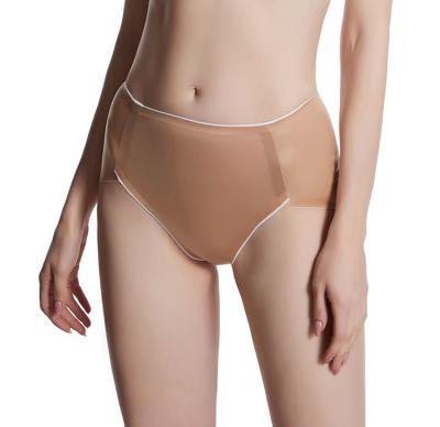 China Newest Design Breathable High Waist Women Seamless Underwear Panties Thong Contouring Single Pack for sale