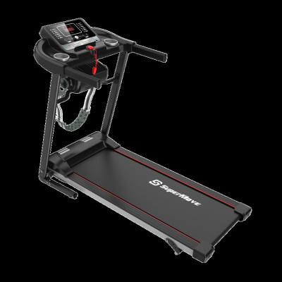 China SuperMove Home Hot Sale Cheap Price Treadmill With LED Screen 400*1100mm Tread Area 1.5 HP DC Motor Speakers Doubles Folding Treadmill for sale