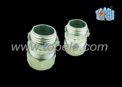 China 3/4” Zinc / Steel Emt Pipe Fittings Compression EMT Connector ISO Standard for sale