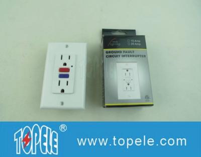 Κίνα 125V εμπορικά GFCI δεξαμενές διπλού τύπου ανθεκτικές σε παραβίαση με LED δείκτη φωτός προς πώληση