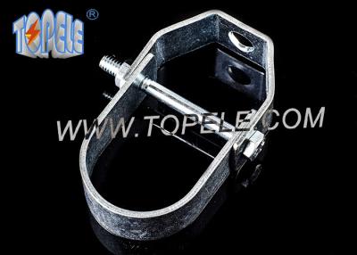 China Zware galvaniseerde staalleidingsbevestigingen buisclamps Clevis hanger Te koop