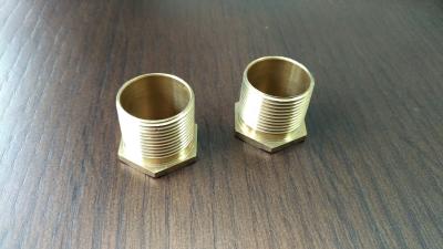 China Metalen mannetje bush/koper bushing/elektrische geleiding bushing hex hoofd met draad Te koop