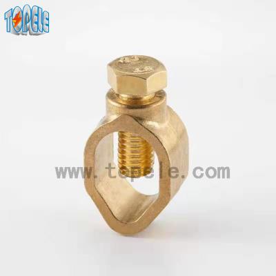 China Clip de conector de conexión de tierra de color dorado para conectar y fijar en venta