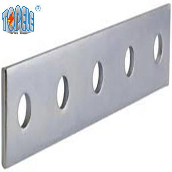 China 5 Hole Splice Plate Carbon Steel Unistrut Channel C Channel With Holes for sale