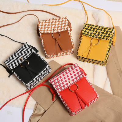 China casual& Small Bag Shoulder Purse Hot Luxury PU Mini Mobile Phone Purse Women Cross Body Women Purses Fashion Macaron Designer Camera Ladies Camera Purse Mini for sale