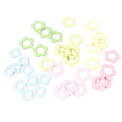 China Durable Special Irregular Flower Shape Design Metal Bra Accessories Bra Adjuster Ring Slider Nylon Coated Slider for sale