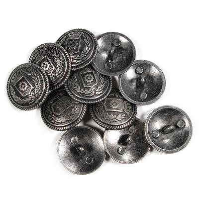 China Wholesale High Quality Nickel Free Metal Coat Leg Buttons Vintage Cut Out Coat Anorak Buttons Small Suit Buttons for sale