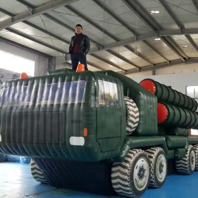 China Inflatable military training china army tank decoy for sale for sale