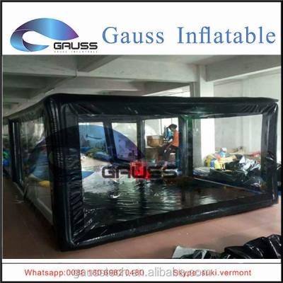 China Durable Attractive Soft Waterproof Inflatable Tent Soft Waterproof Inflatable Car Wash Garage Air Tight Inflatable Tent for sale