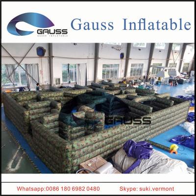 China Durable attractive soft inflatable paintball, inflatable paintball bunkers, inflatable paintball field for sale