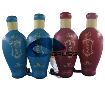 China Holiday decorations maotai 3meter wine bottle inflatable outdoor activity cartoon/cartoon/advertising inflatable cartoon for sale