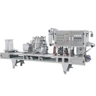 China High Speed ​​Fully Automatic Food Jelly Pudding Yogurt Cup Filling Sealing Machine for sale