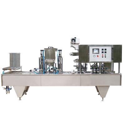 China Food Factory Price Automatic Water Cup Juice Liquid Filling and Sealing Machine for sale