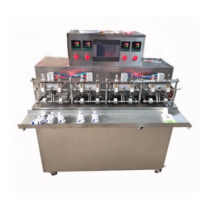 China High Speed ​​8 Heads Hot Water Sachet Automatic Food Vending Pouch Inflatable Bag Juice Filling Machine for sale