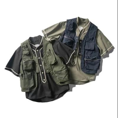 China Summer QUICK DRY Japanese machining tactical vest American external multi-pocket functional all-match wind wear vest men and women for sale