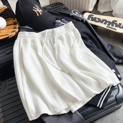 China New Summer 2021 Elastic Drawstring Patchwork Anti-wrinkle Sports Shorts Women Soft Shorts For Girls Lady Casual Slim Hot Female Short Pants for sale