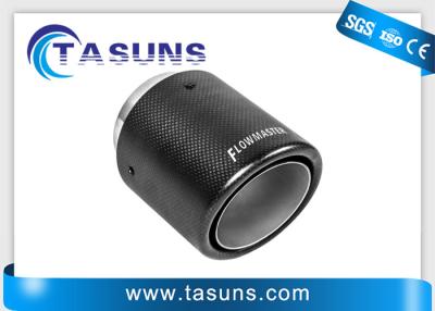 China 3k Twill Plain Matte Car Universal Carbon Fiber Muffler Tips Custom design for sale