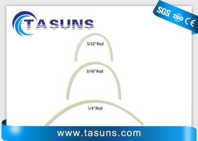 China flexible varillas de fibra de vidrio de 100m m Pultruded para el aro bajo del túnel en venta