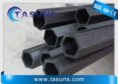 China el presionar del molde de Matte Carbon Fiber Hex Tube del llano 3k en venta