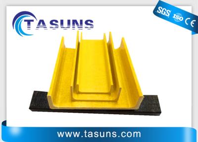 China 50mm GRP Structural Profiles With C Channel Shape for sale