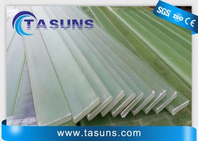 China perfis de 1200mm Pultruded GRP para tiras lisas da fibra de vidro para a curva e a seta à venda