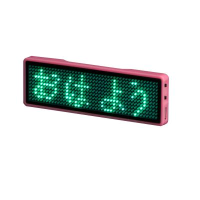 China Indoor Editable Message Board Led Scrolling Badge Software for sale