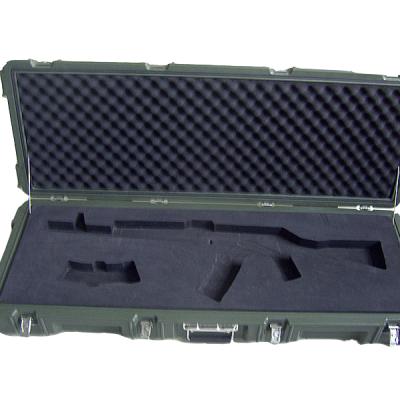 China Durable Hard Plastic Army Gun Case Box Military Carrying Case for sale