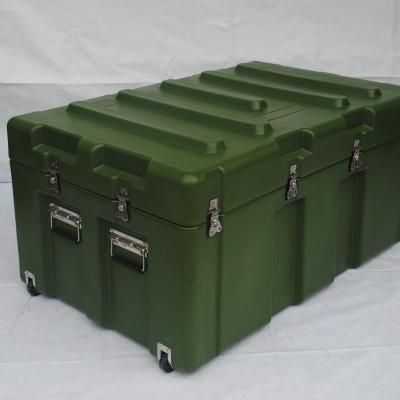 China Large Heavy Duty Industrial Plastic Truck Tool Storage Case With Wheels for sale