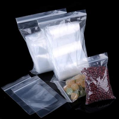 China Recyclable Plastic Reclosable Poly Zip Lock Bags Zipper Bags For Food, Beads, Arts And Crafts for sale