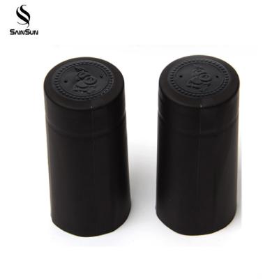 China Color Heat Wrap Cap Seal Sleeve Metal Roll Foil Label Heat Sensitive PVC Shrink Wine Tin Capsule For Bottles for sale