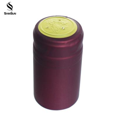 China Aluminum Foil Wine Bottle Heat Shrink Film Heat Sensitive Colored Wine Cap for sale