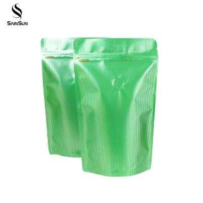 China Eco-Friendly Sample Zip Lock 500G 250G Moisture Proof Coffee Bag Packaging Bags With Degassing Valve for sale