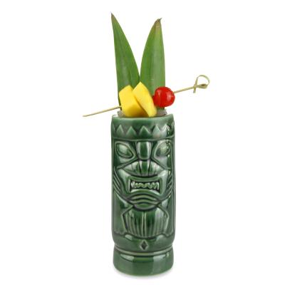 China 500ml Hawaii Islander Ceramic Tiki Mug Bar Tools Easter Tiki Mugs Cocktail Cup Beer Viable Beverage Wine for sale