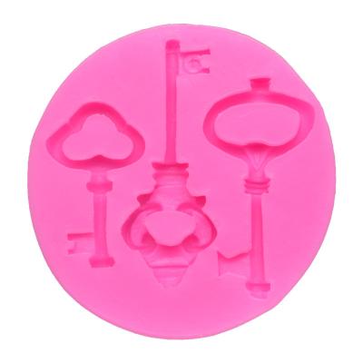 China Retro Silicone Mold Cake Topper Fondant Mold Cake Decorating Tools Chocolate Gumpaste Mold for sale