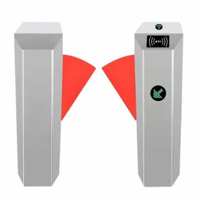 China Wholesale Multifunctional Entrance Flap Turnstile Gate Face Identified Access Control Security Scanner Gate Flap Barrier for sale