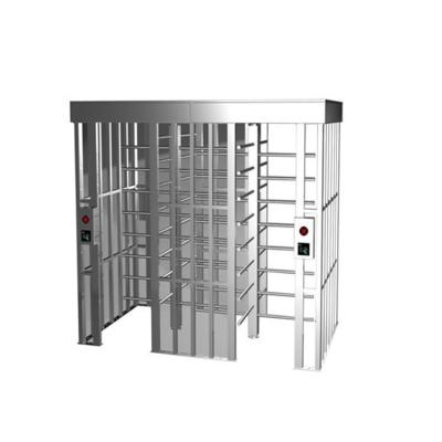 China One Entry Double Pass Stainless Steel Full Site Full-Height Turnstiles For Strict Access Control for sale