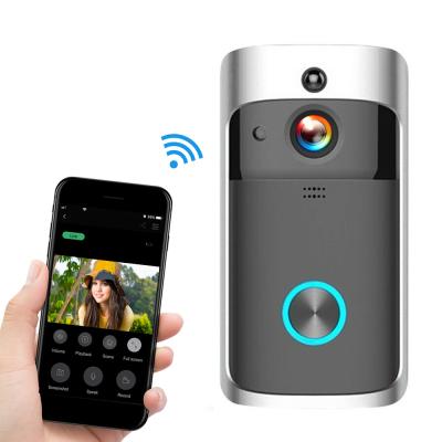 China Small Support Door Bell Wifi Waterproof Smart Doorbell Intercom App 1080P Hd Camera Night Vision Wireless Video Doorbells for sale