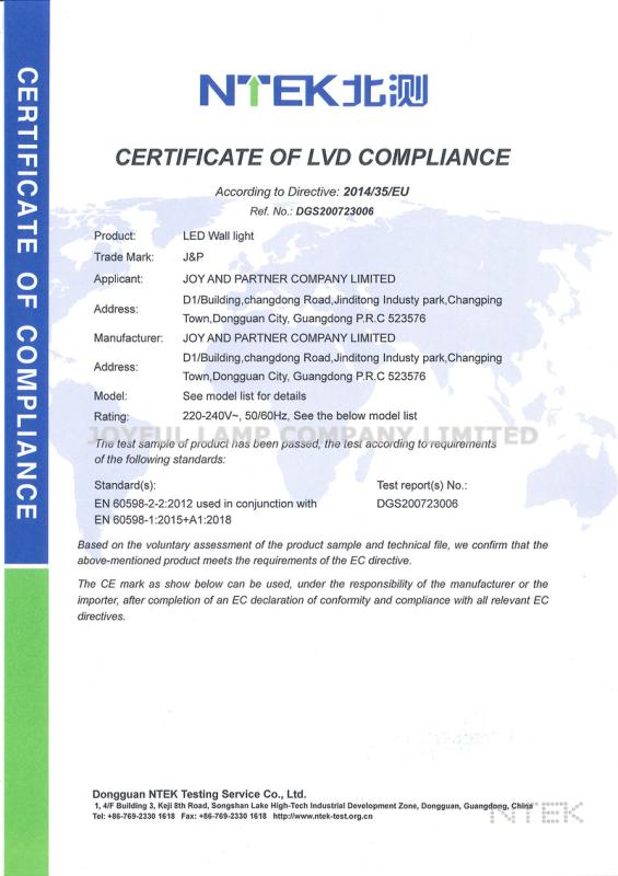 LVD - Dongguan Joyful Lamp Company Limited