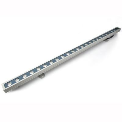 China Hotel Decorative Wall Light IP65 18W 24W DMX RGB LED Exterior Linear Building Joint for sale